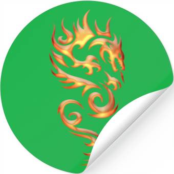 Discover Golden Dragon Stickers