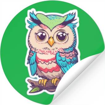 Discover Owl Kawaii Stickers