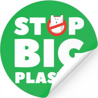 Discover Stop Big Plastic Save The Planet Environmental Stickers