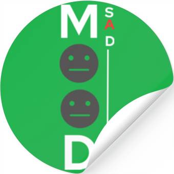 Discover Sad mood design Stickers