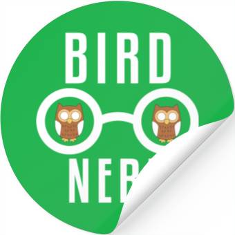 Discover Bird Nerd Stickers