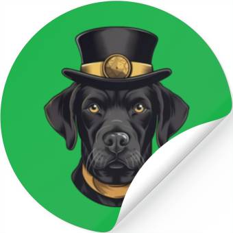 Discover Labrador Hut Essent Stickers