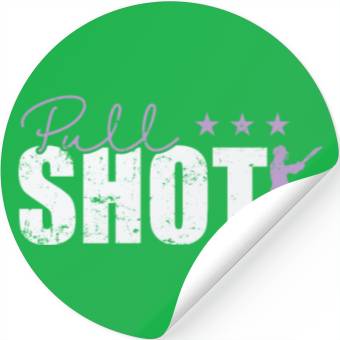 Discover Pull Shot Cricket Stickers