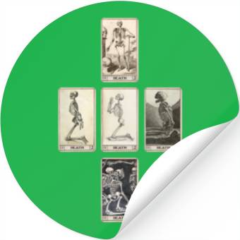 Discover Death Card Stickers