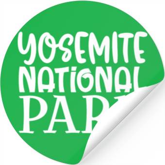 Discover Yosemite National Park Stickers