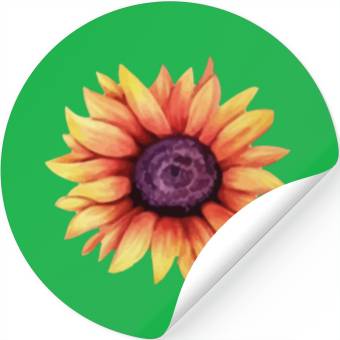 Discover Sunflower Women's Fall Stickers
