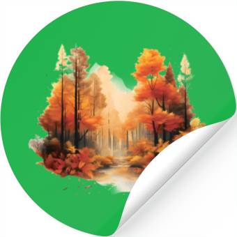Discover autumn fall Stickers