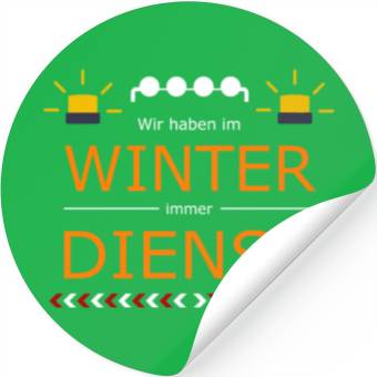 Discover Winter Service Stickers