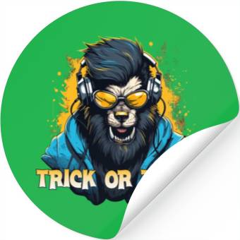 Discover Halloween werewolf Stickers
