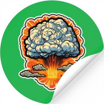 Discover Explosion Fireworks Pyrotechnics Stickers