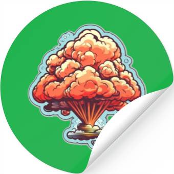 Discover Explosion Fireworks Pyrotechnics Stickers