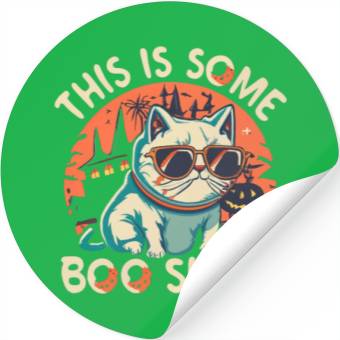 Discover This is Boo Sheet Halloween Ghost Stickers