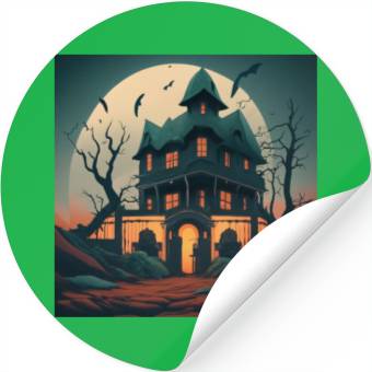 Discover Haunted House Stickers