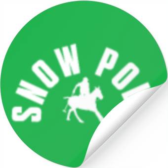 Discover Snow Polo Pocket Design Stickers