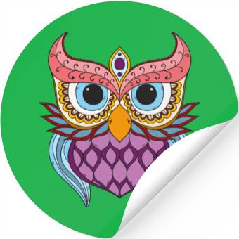 Discover Cute Mandela owl Stickers