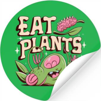 Discover eat plants Stickers