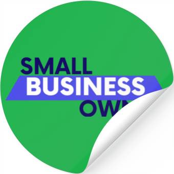 Discover small business owner Stickers