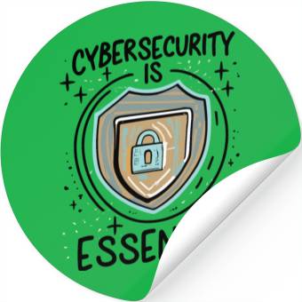 Discover Cybersecurity is Essential Hacker Security Stickers