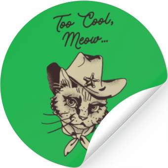 Discover Too Cool Cats Stickers