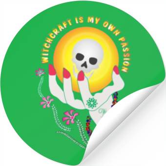 Discover Witchcraft is my own passion Stickers
