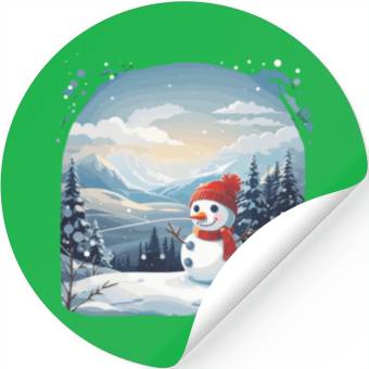 Discover snowman Stickers