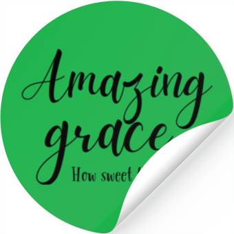 Discover Amazing Grace Gift Stickers