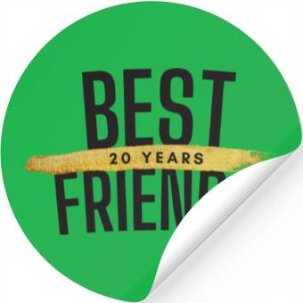 Discover Best Friends 20 Years Stickers