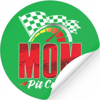 Discover Mom Pit Crew Stickers