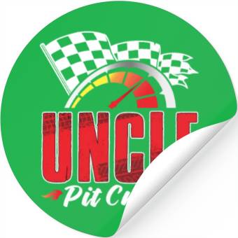 Discover Uncle Pit Crew Stickers