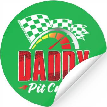 Discover Daddy Pit Crew Stickers