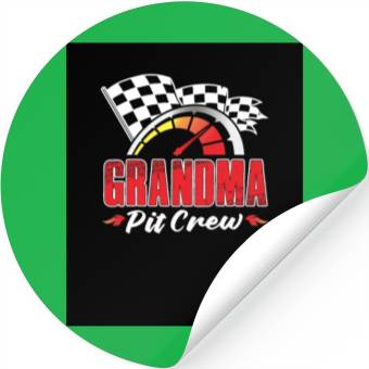 Discover Grandma Pit Crew Stickers