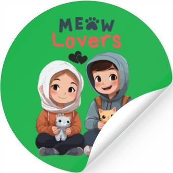 Discover meow lovers Stickers