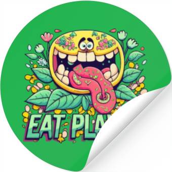 Discover Eat Plants Stickers