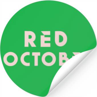 Discover Red october phillies Stickers