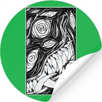 Discover Demon Fox Stickers