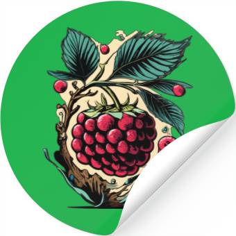 Discover Raspberry Stickers