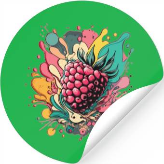 Discover Raspberry Stickers