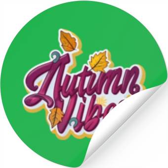 Discover Autumn Vibes Stickers