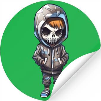 Discover Skeleton Guy Stickers