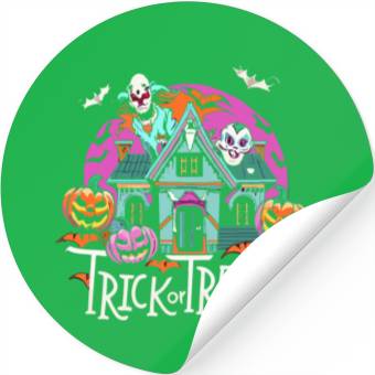 Discover Halloween Clown Stickers