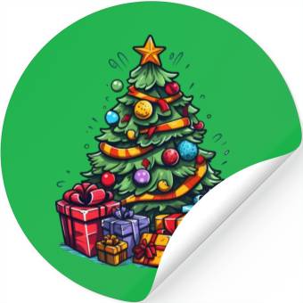 Discover Christmas tree Stickers