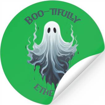 Discover Boo-tifully Ethereal Ghost Stickers
