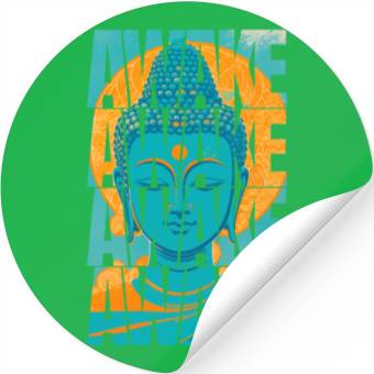 Discover Awake buddha Stickers