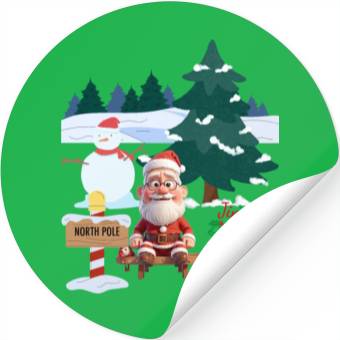 Discover "Jolly Christmas Cheer" Stickers
