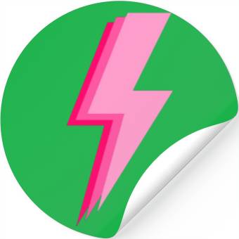 Discover hot pink and light pink Stickers