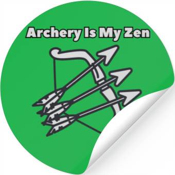 Discover Archery is My Zen Stickers