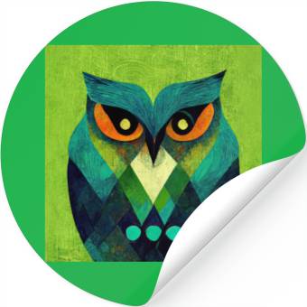 Discover Mod Owl: ScOwl Owl Stickers