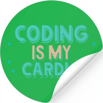 Discover Coding Is My Cardio | Funny Programmer Stickers