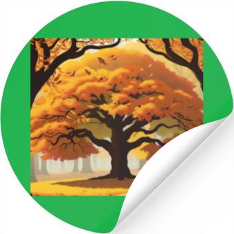 Discover Deep Forest Green Stickers