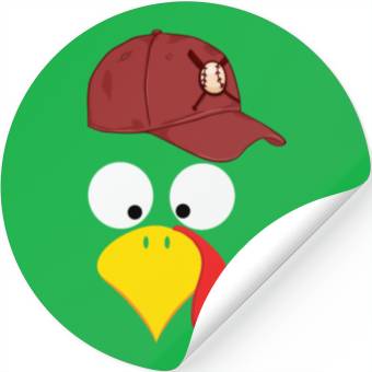 Discover Turkey baseball thanksgiving Stickers